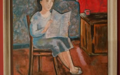 “Muller lendo nun interior con luz natural” de Montse Sanmartín