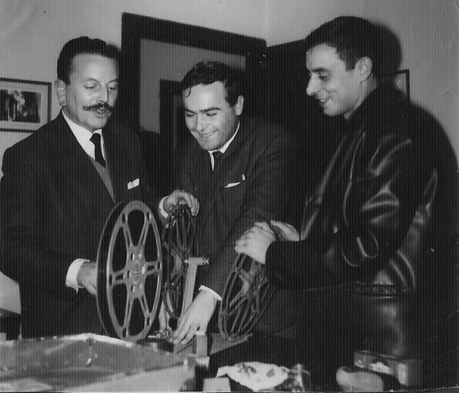 Juan, Caqui e Caballero en 1962 Cineclube